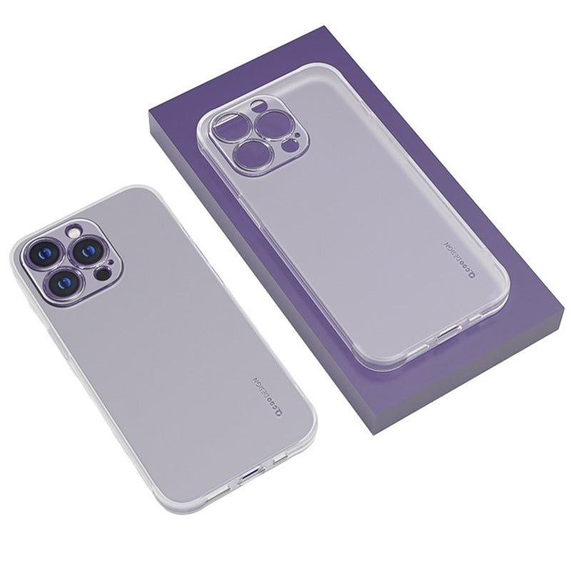Q.COO Ice Mist Series for iPhone 15 Pro Max TPU Case Matte Phone Protective Cover Q.COO Ice Mist Series for iPhone 15 Pro Max TPU Case Matte Phone Protective Cover